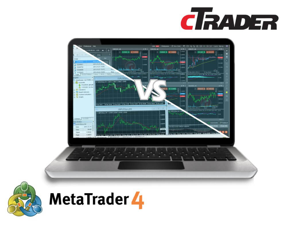 So sánh giữa hai phần mềm MT4 và cTrader