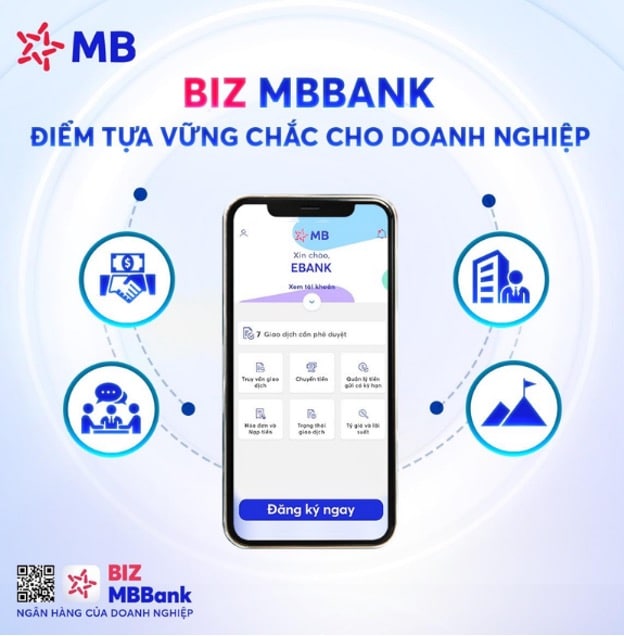 BIZ MBBank là ngân hàng số dành riêng cho doanh nghiệp